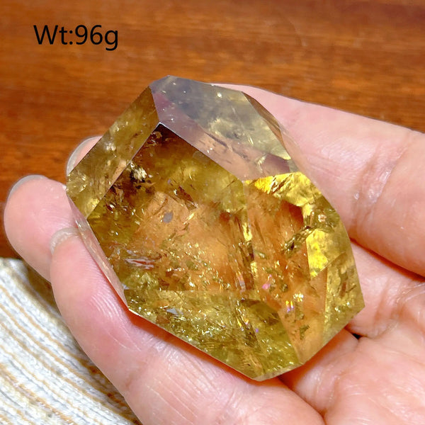 Yellow Smokey Citrine Crystal-ToShay.org