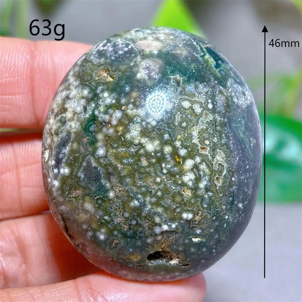 Ocean Jasper Palm Stone-ToShay.org