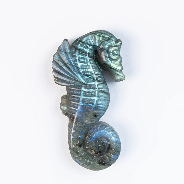 Blue Labradorite Seahorse-ToShay.org