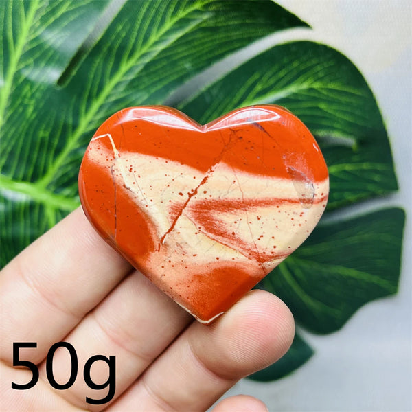 Red Jade Agate Heart-ToShay.org