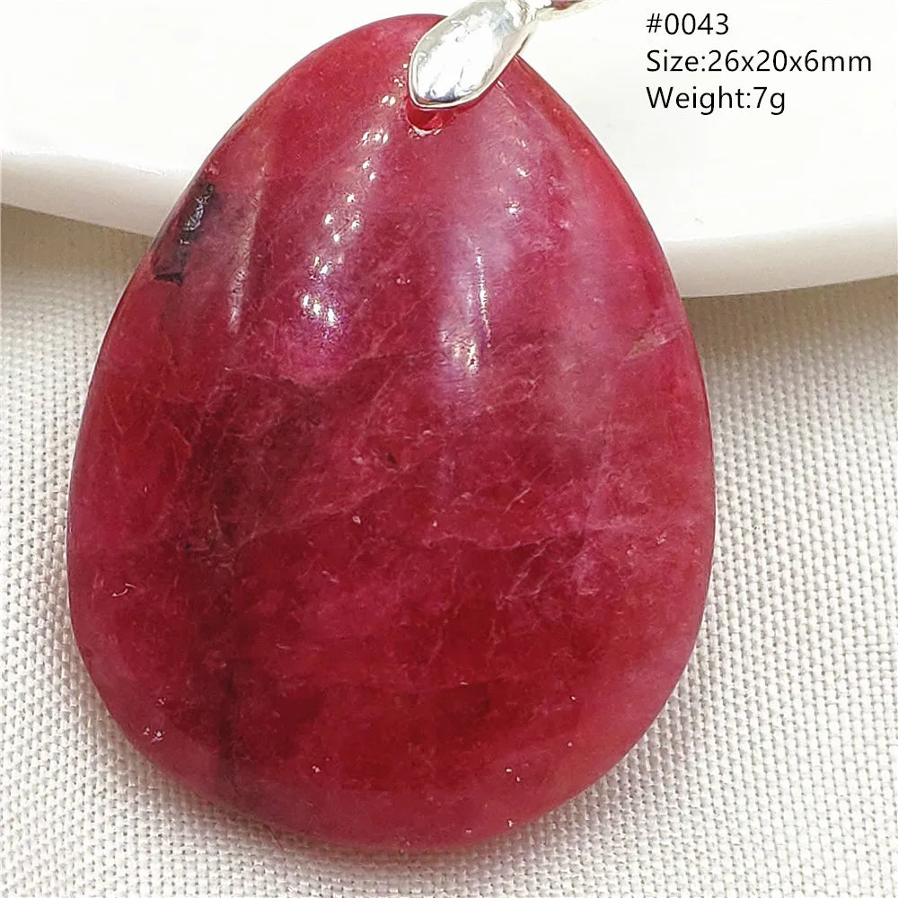 Red Rose Rhodonite Pendant-ToShay.org