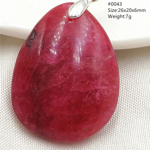 Red Rose Rhodonite Pendant-ToShay.org