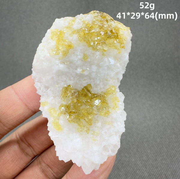 Yellow Barite Mineral Quartz-ToShay.org