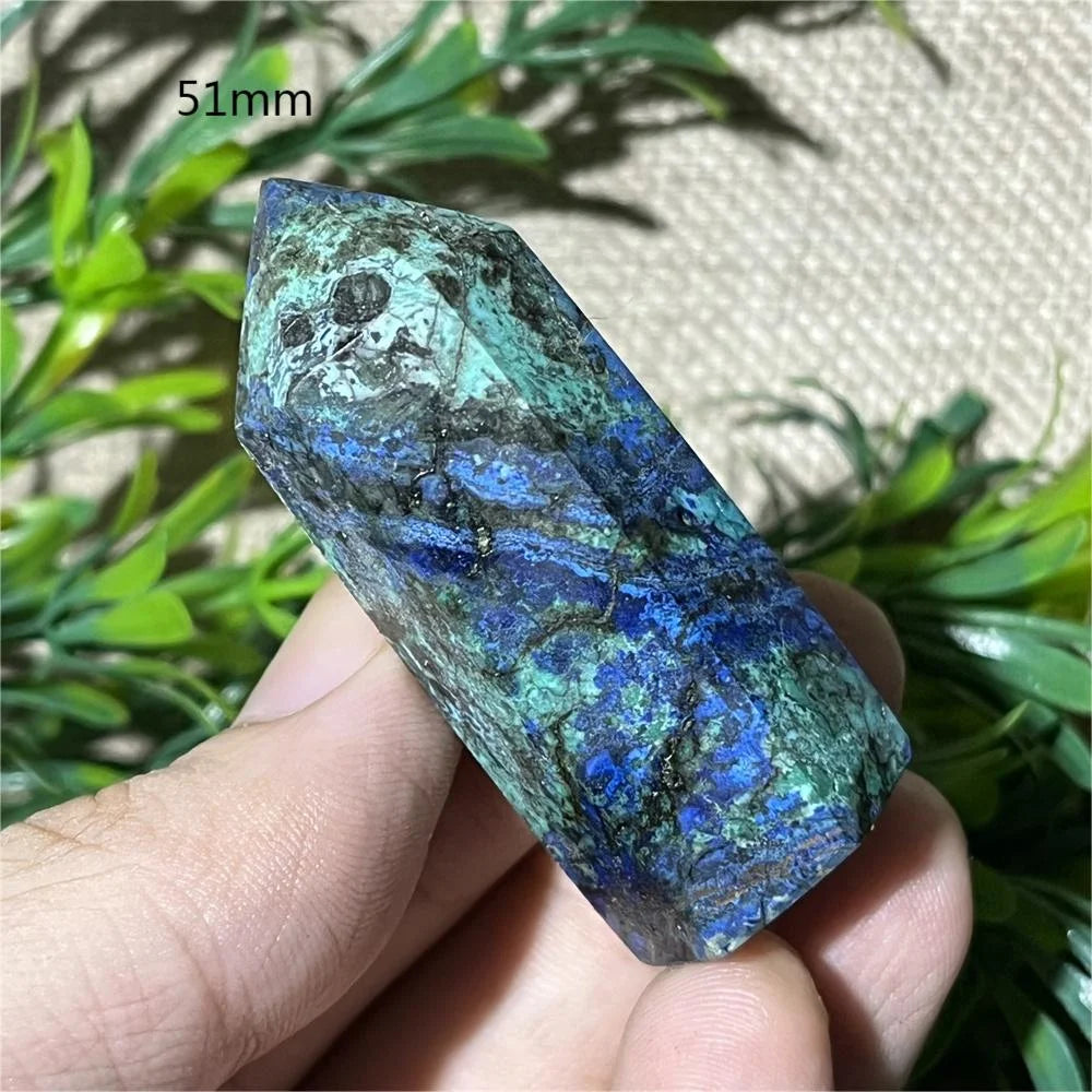 Blue Chrysocolla Point Wand-ToShay.org