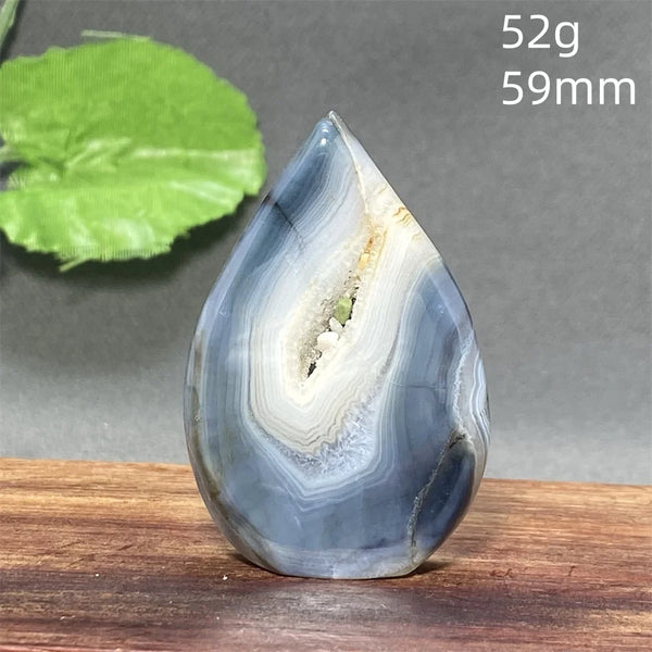 Black Silk Striped Agate Torch-ToShay.org