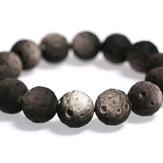 Black Obsidian Meteorite Bracelet-ToShay.org