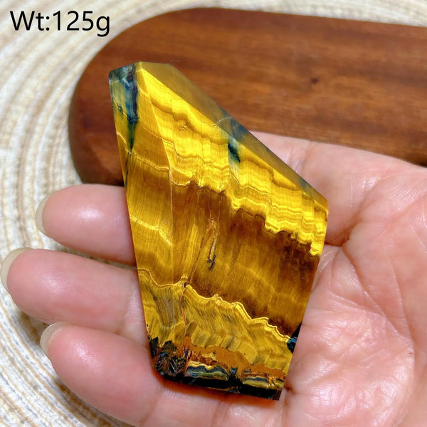 Blue Yellow Tiger Eye Stone-ToShay.org