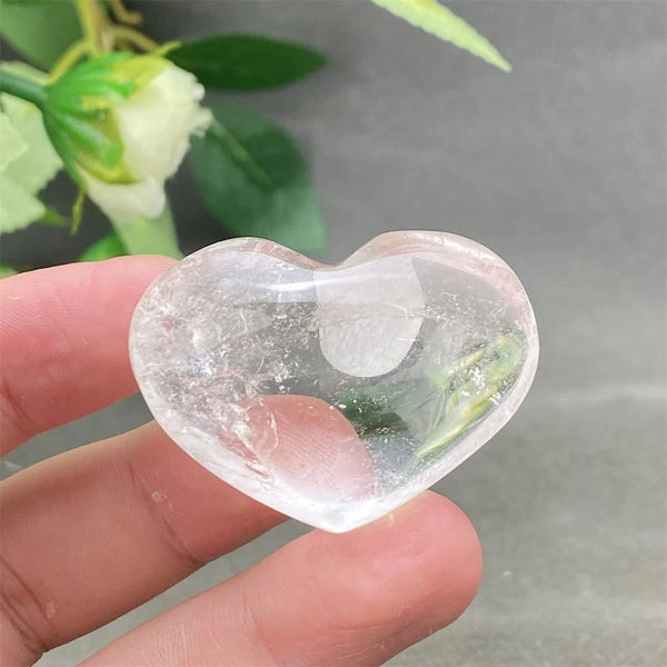 Clear Crystal Heart-ToShay.org