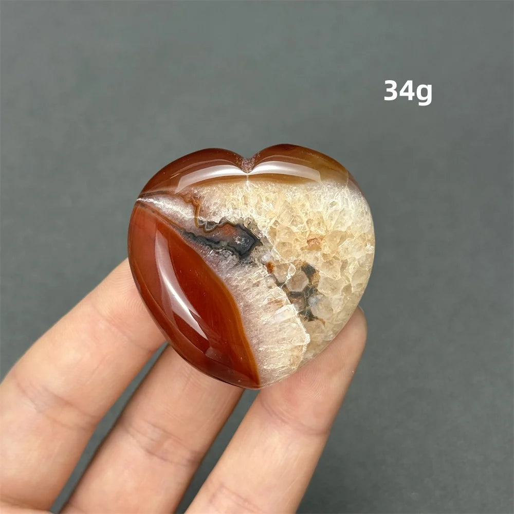 Orange Carnelian Heart-ToShay.org