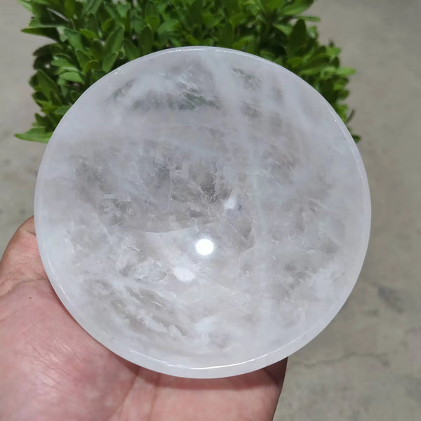White Quartz Bowl-ToShay.org