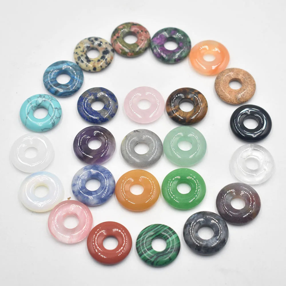 Mixed Crystal Donut Beads-ToShay.org