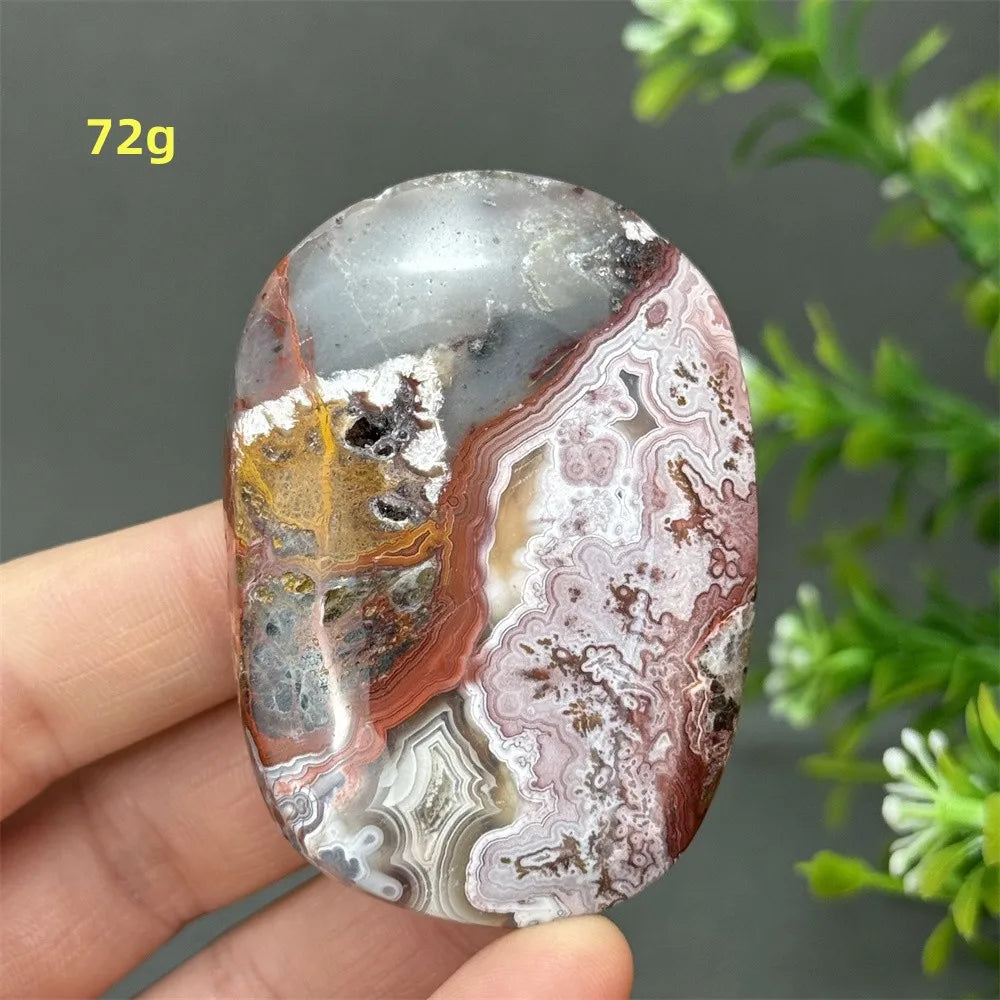 Red Agate Palm Stone-ToShay.org