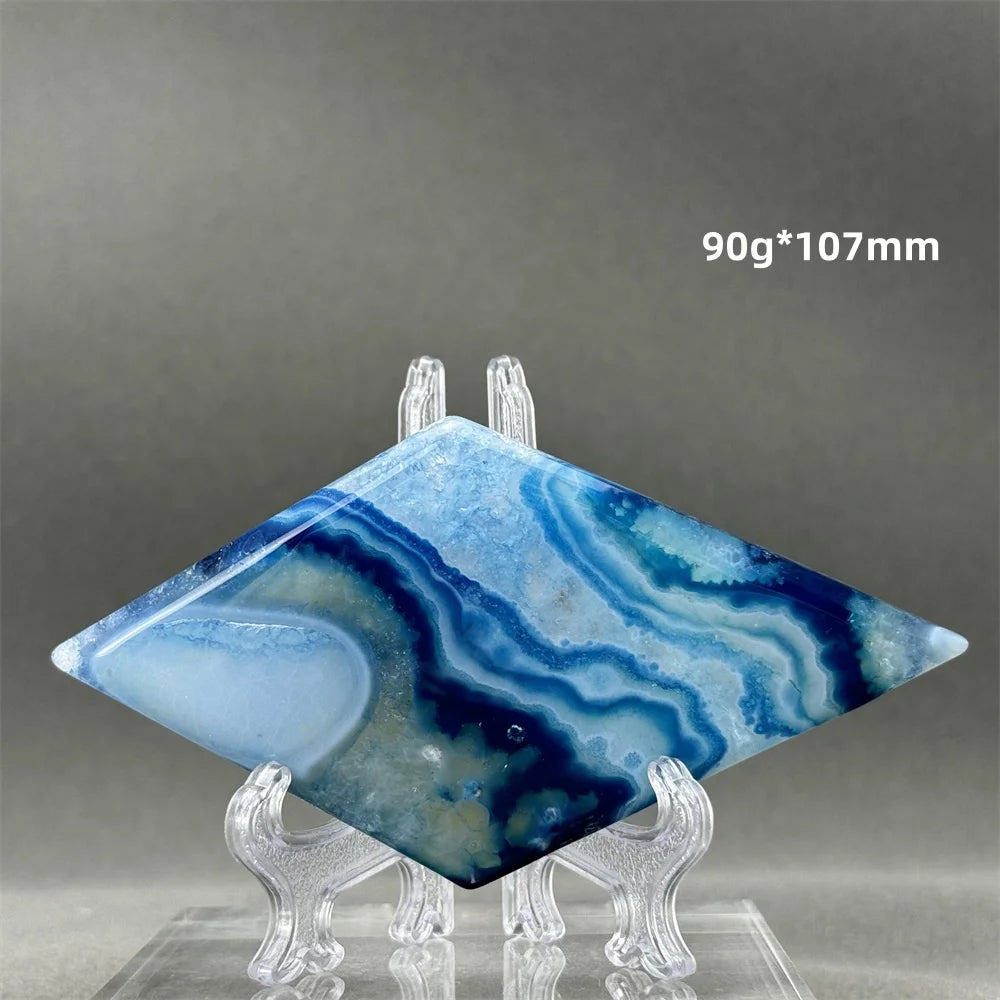 Blue Agate Rhombus-ToShay.org