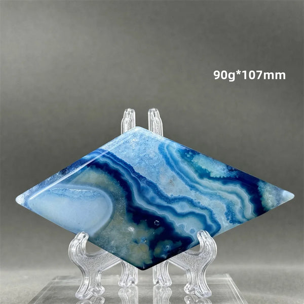 Blue Agate Rhombus-ToShay.org