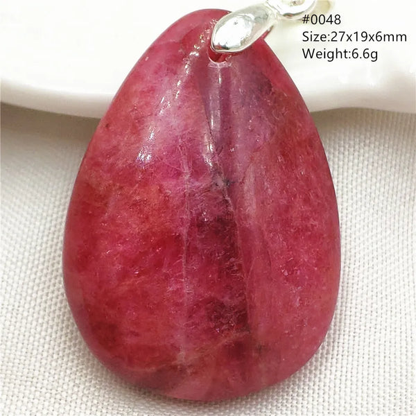 Red Rose Rhodonite Pendant-ToShay.org