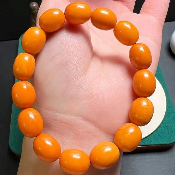 Orange Amber Bracelet-ToShay.org