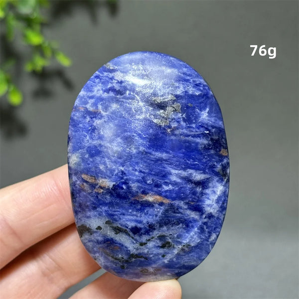 Blue Sodalite Palm Stone-ToShay.org