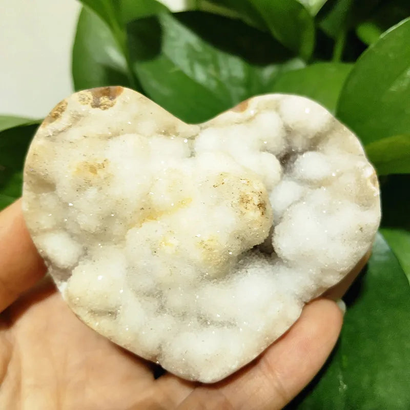 Yellow Crystal Druzy Heart-ToShay.org