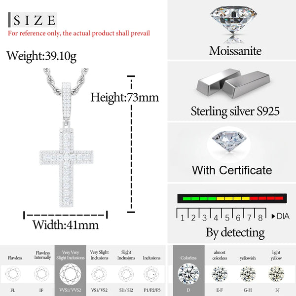 Gold Diamond Cross Pendants-ToShay.org