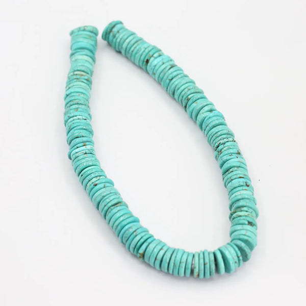 Blue Turquoise Coin Beads-ToShay.org