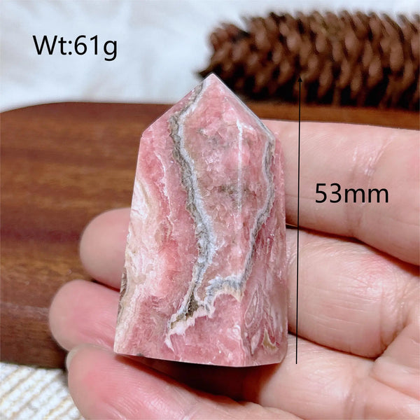 Pink Rhodochrosite Point-ToShay.org