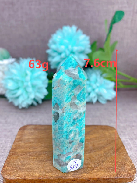 Blue Amazonite Point-ToShay.org