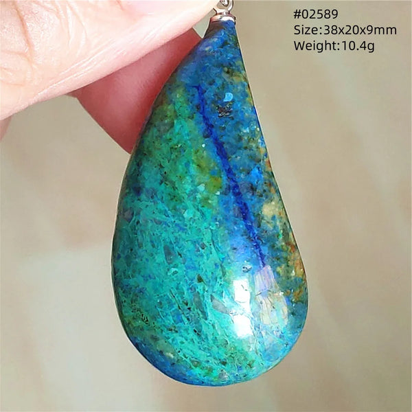 Blue Azurite Pendant-ToShay.org