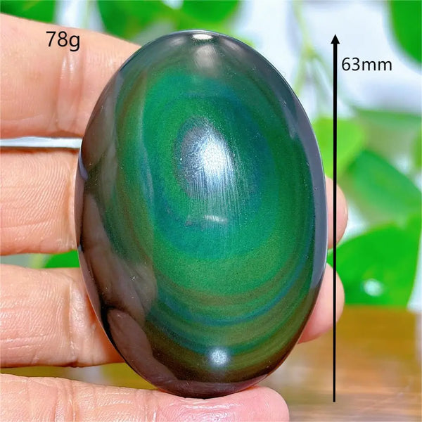 Rainbow Obsidian Palm Stones-ToShay.org