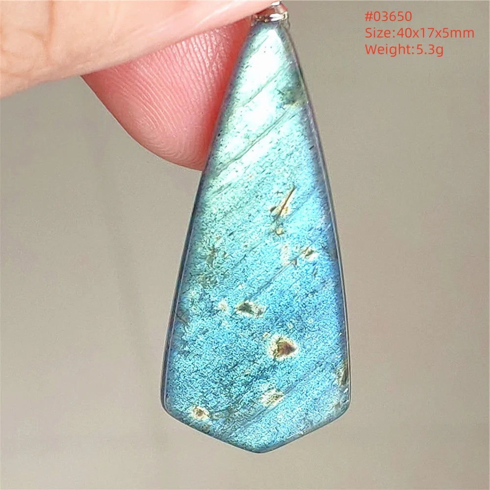 Blue Purple Labradorite Pendant-ToShay.org
