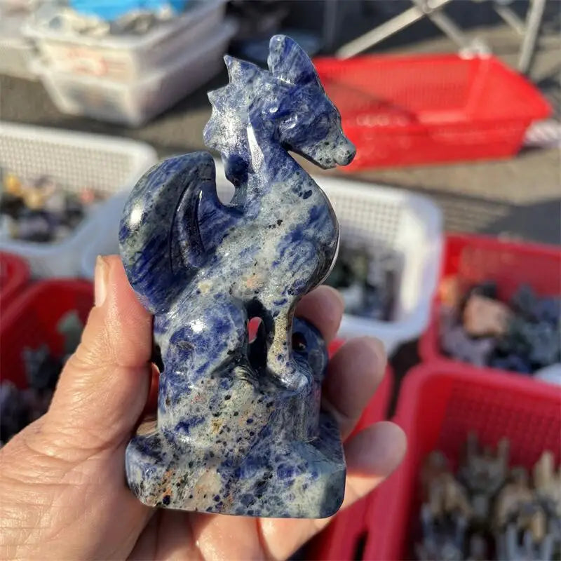 Blue Sodalite Dragon-ToShay.org