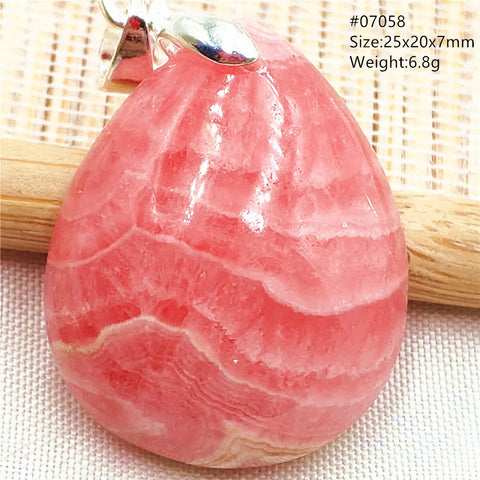 Red Rhodochrosite Pendant-ToShay.org