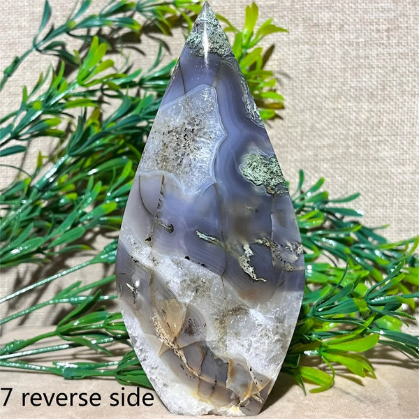 Green Moss Agate Flame-ToShay.org