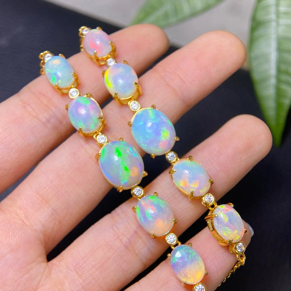 White Opal Bracelet-ToShay.org