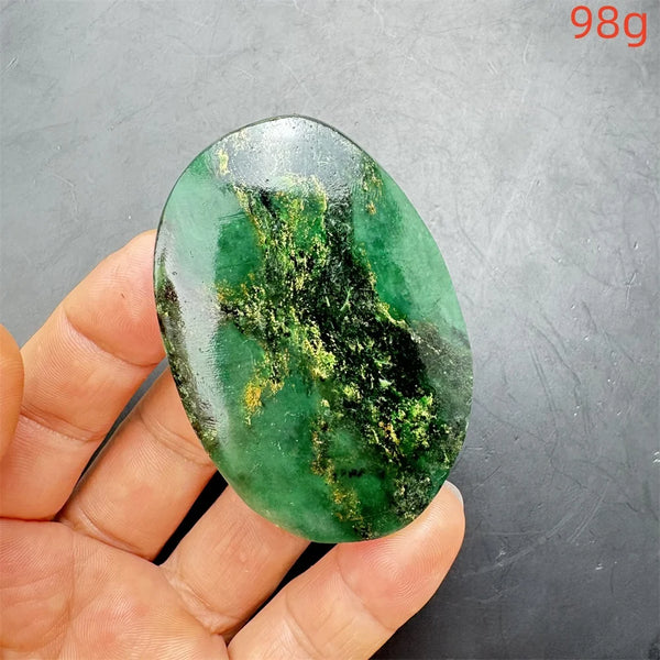 Green Verdite Palm Stone-ToShay.org