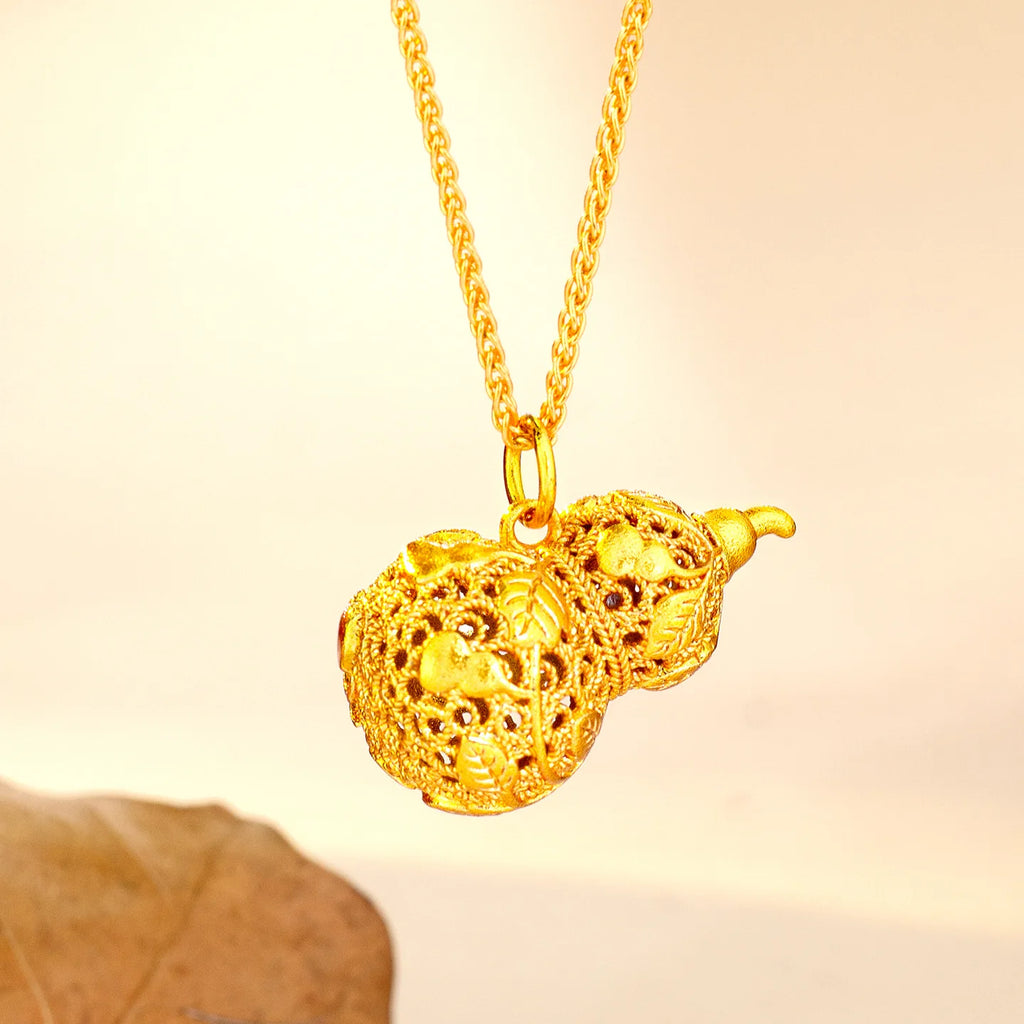 Gold Gourd Pendant-ToShay.org