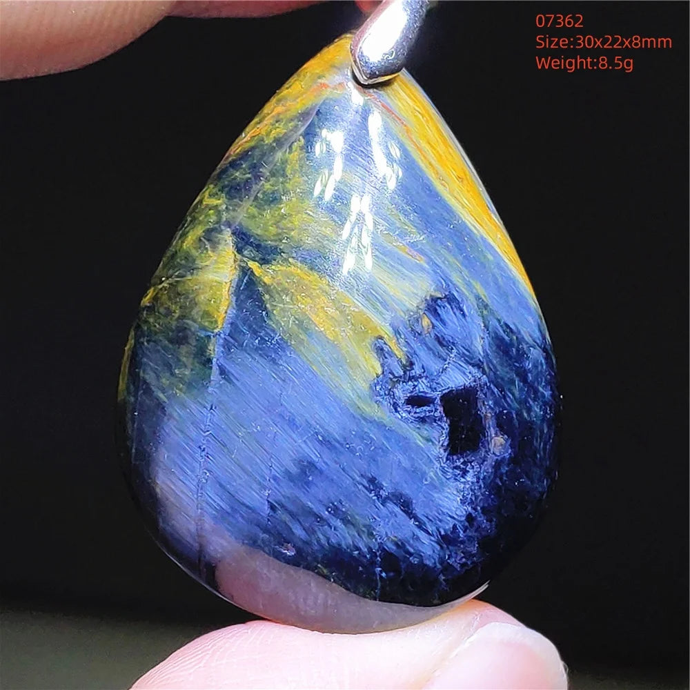 Blue Pietersite Pendant-ToShay.org