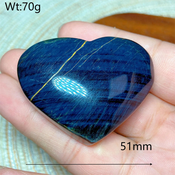 Blue Tiger Eye Heart-ToShay.org