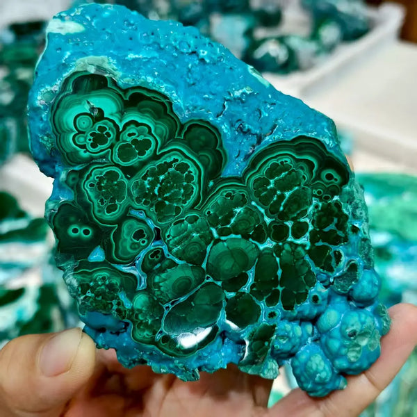Green Malachite Slices-ToShay.org