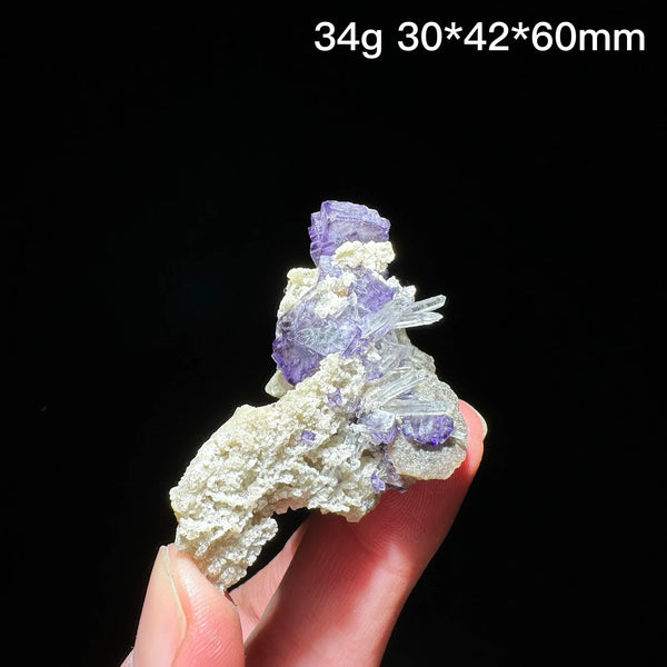 Purple Fluorite Crystal-ToShay.org