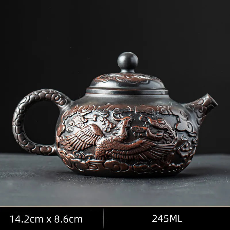 Dragon Clay Teapot-ToShay.org
