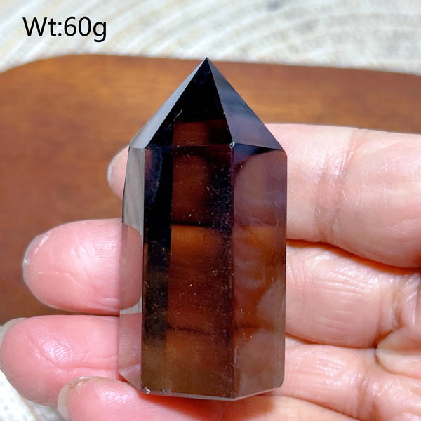 Smokey Rainbow Quartz Point-ToShay.org