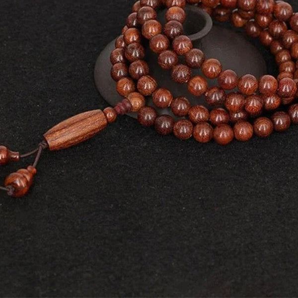 Red Sandalwood Mala Beads-ToShay.org