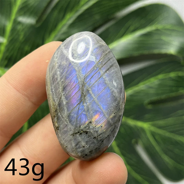 Purple Labradorite Palm Stone-ToShay.org
