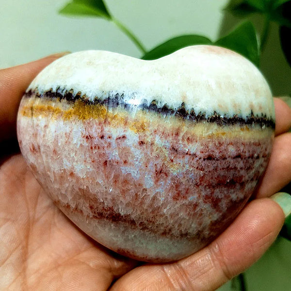 Red Striped Agate Heart-ToShay.org