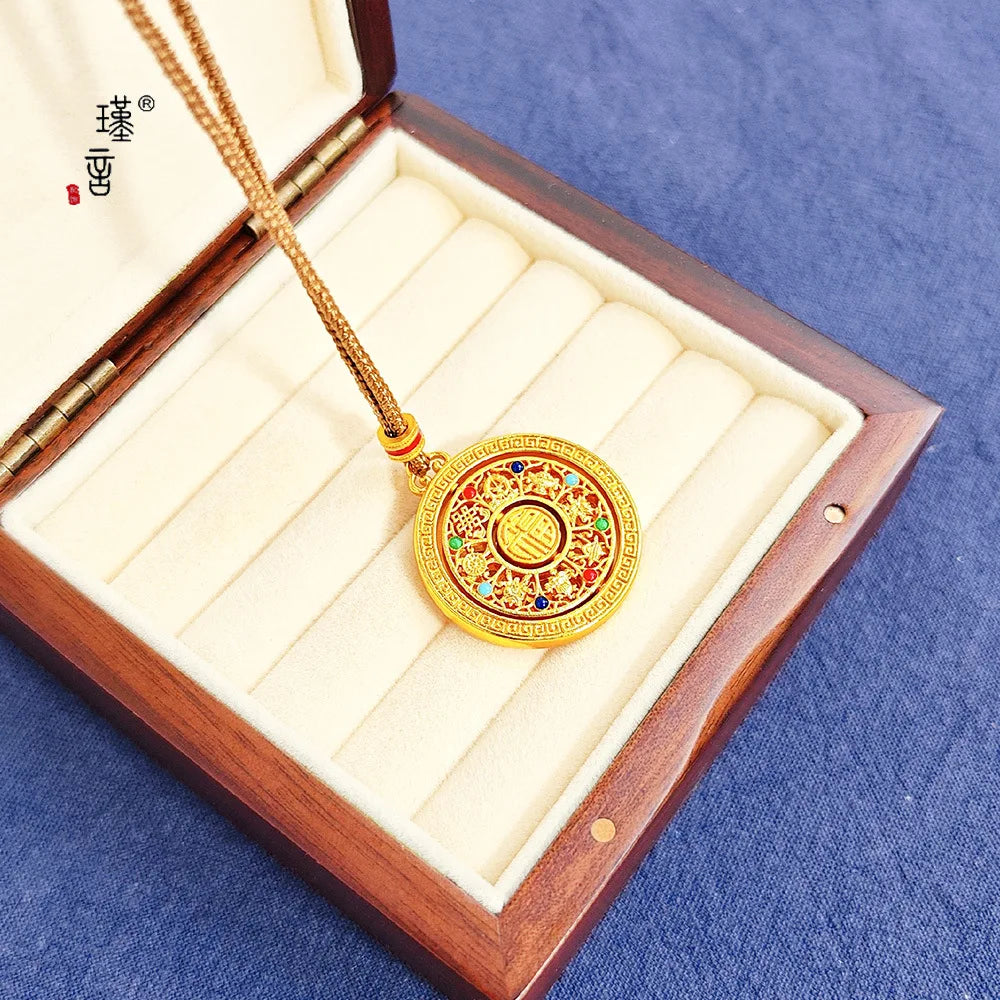 Gold Fu Pendant-ToShay.org