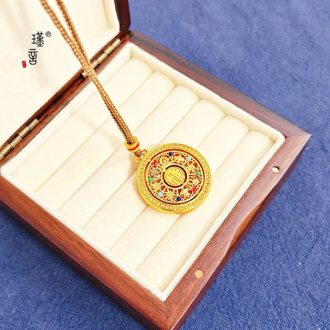Gold Fu Pendant-ToShay.org