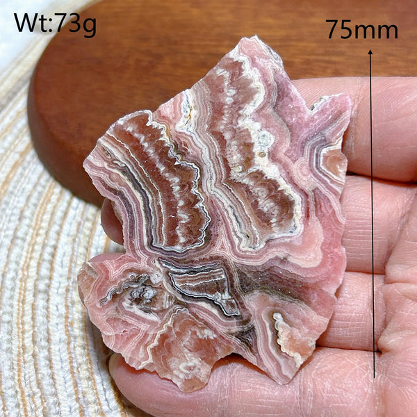 Pink Rhodochrosite Slice-ToShay.org