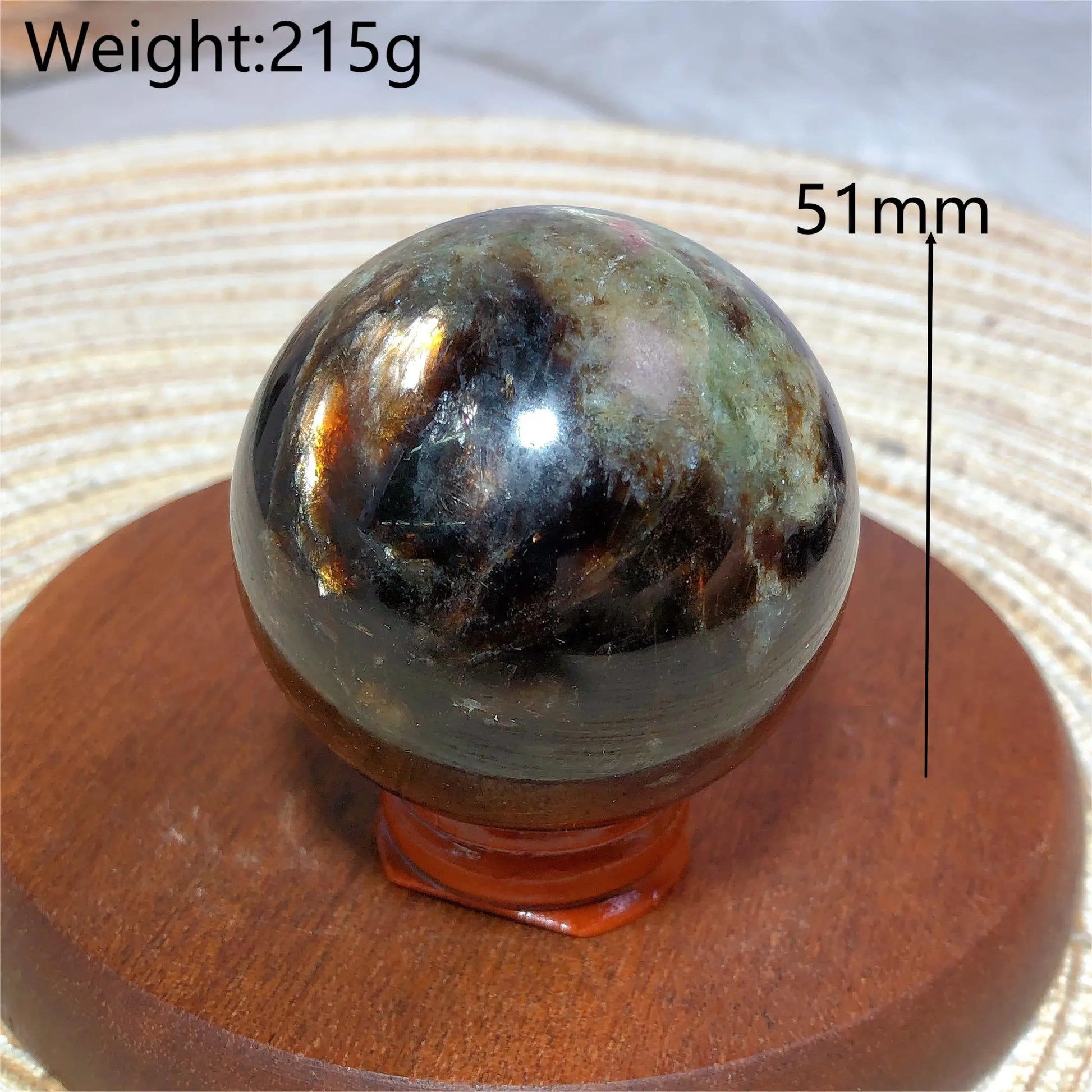 Gold Flash Phlogopite Balls-ToShay.org
