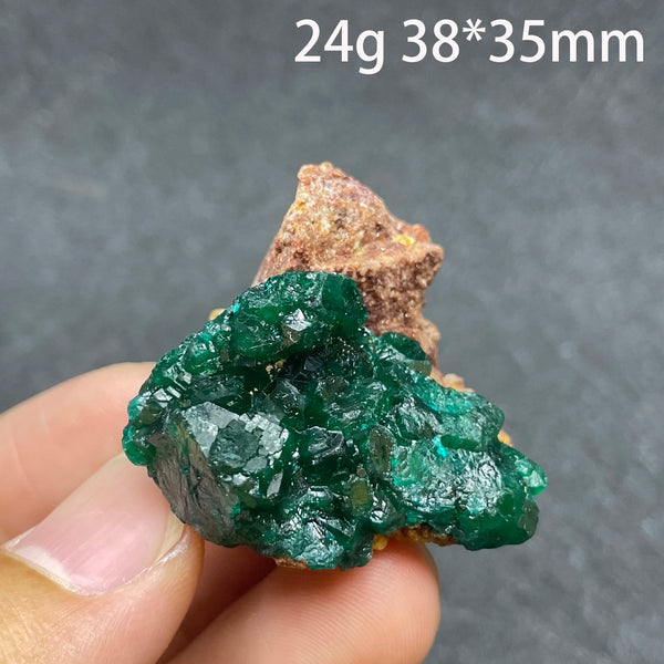 Green Dioptase Crystal-ToShay.org