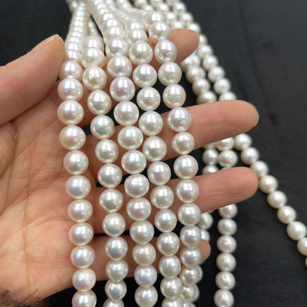 White Pearl Beads-ToShay.org